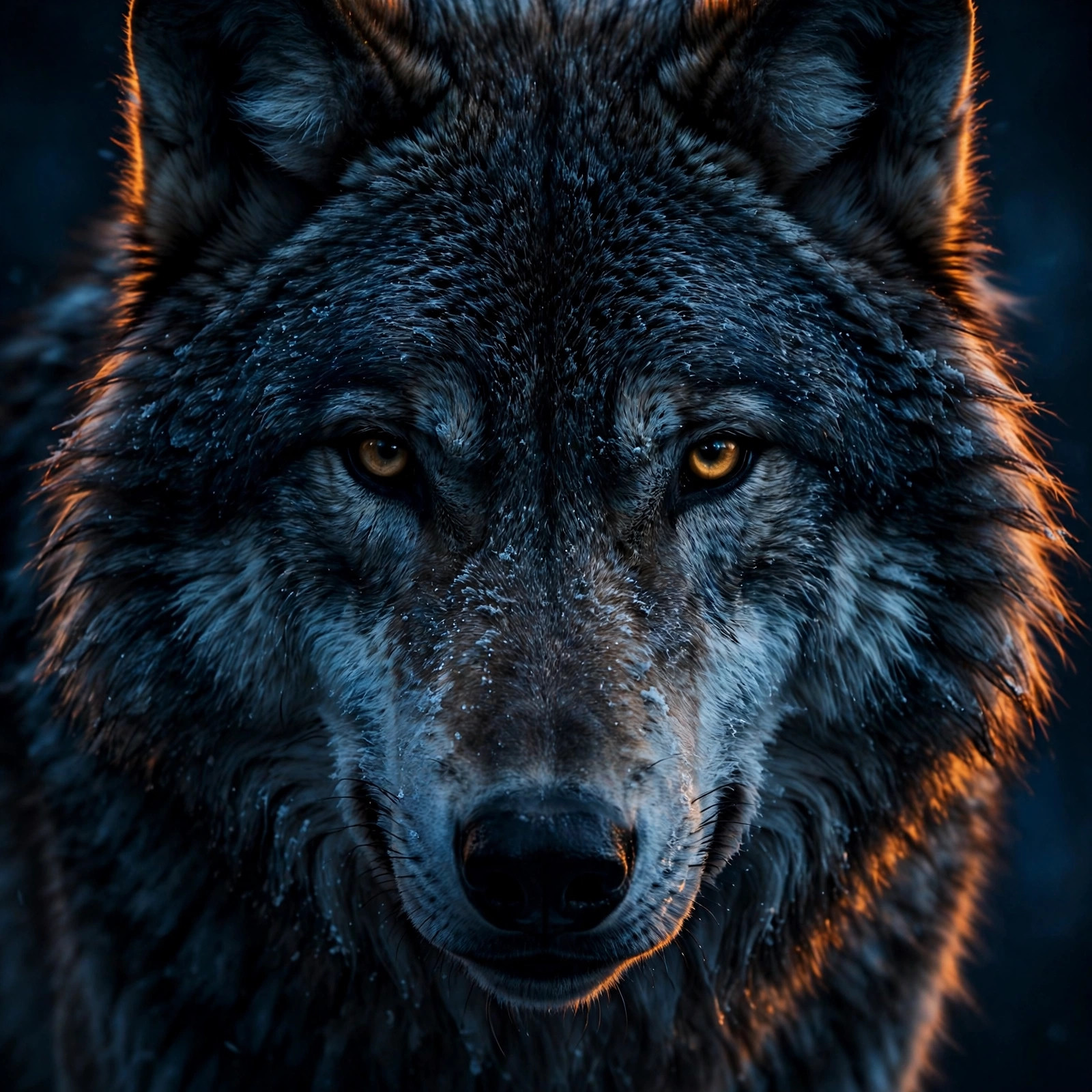 Wolf portrait